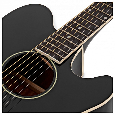 Шестиструнная электроакустическая гитара Ibanez TCY10E-BK Black High Gloss